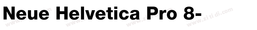Neue Helvetica Pro 8字体转换